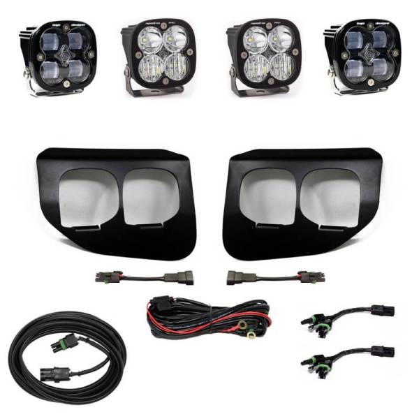 Baja Designs - Baja Designs Ford Super Duty (20-On) Fog Lights Dual FPK SAE/Pro DC Baja Designs - 447736