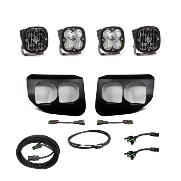 Baja Designs - Baja Designs Ford Super Duty (20-On) Fog Lights Dual FPK SAE/Pro DC Baja Designs w/Upfitter - 447736UP