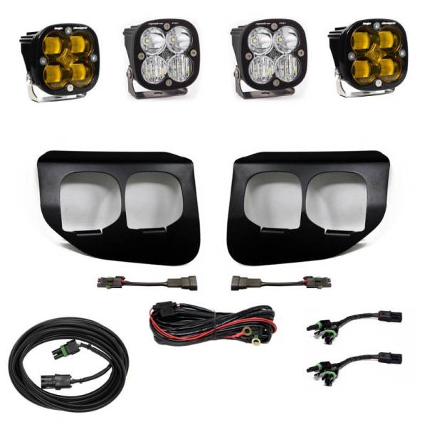 Baja Designs - Baja Designs Ford Super Duty (20-On) Fog Lights Dual FPK Amber SAE/Pro DC Baja Designs - 447737