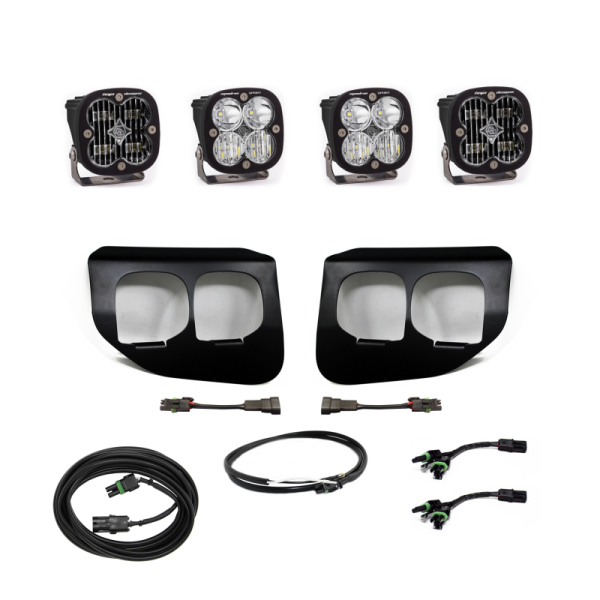 Baja Designs - Baja Designs Ford Super Duty (20-On) Fog Lights Dual FPK SAE/Sport DC Baja Designs w/Upfitter - 447738UP