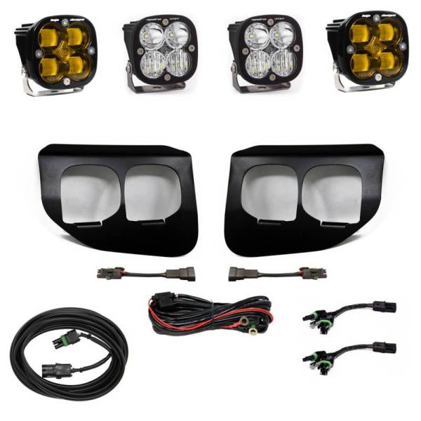 Baja Designs - Baja Designs Ford Super Duty (20-On) Fog Lights Dual FPK Amber SAE/Sport DC Baja Designs - 447739