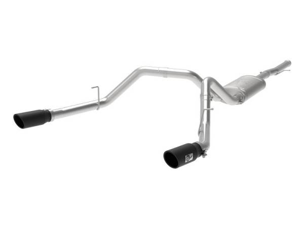 aFe - aFe Apollo GT Series 3 IN 409 SS Cat-Back Exhaust System w/ Black Tip GM Sierra 1500 09-18 - 49-44111-B