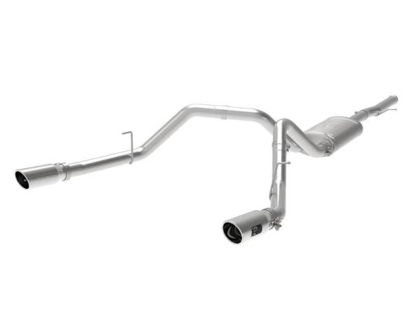 aFe - aFe Apollo GT Series 3 IN 409 SS Cat-Back Exhaust System w/ Polish Tip GM Sierra 1500 09-18 - 49-44111-P