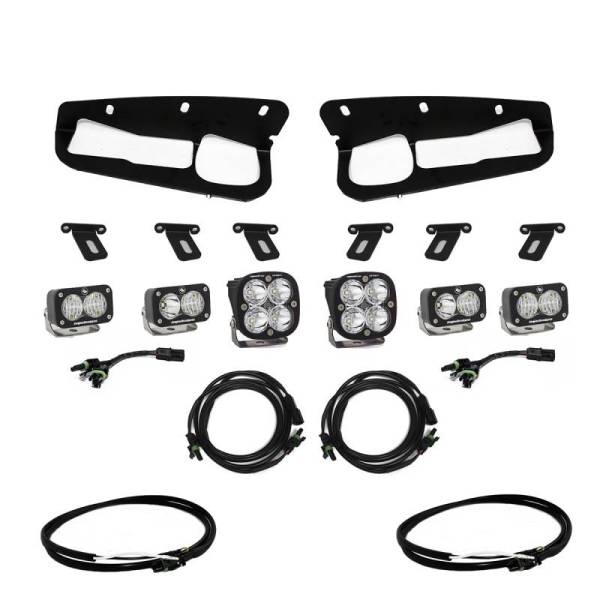 Baja Designs - Baja Designs 2021+ Ford Bronco Fog Pocket Kit 21-Up Sportsmen w/Upfitter - 447760UP