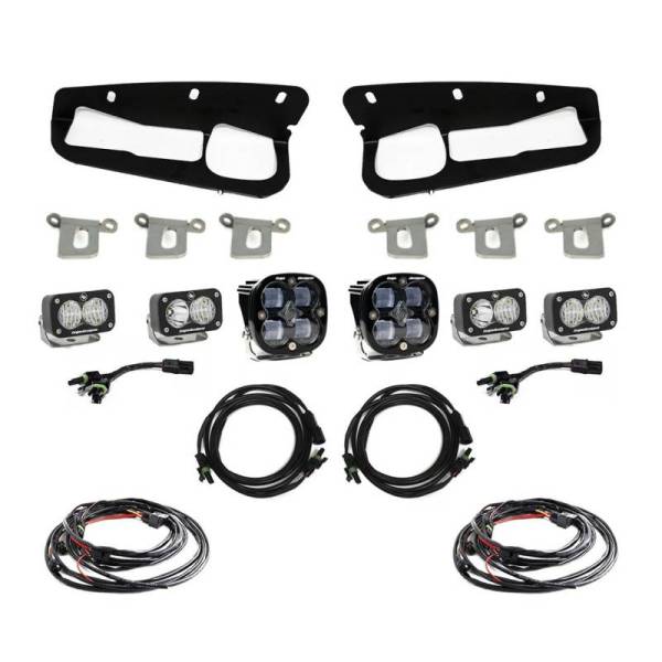 Baja Designs - Baja Designs 2021+ Ford Bronco Clear SAE Fog Pocket Kit - 447761