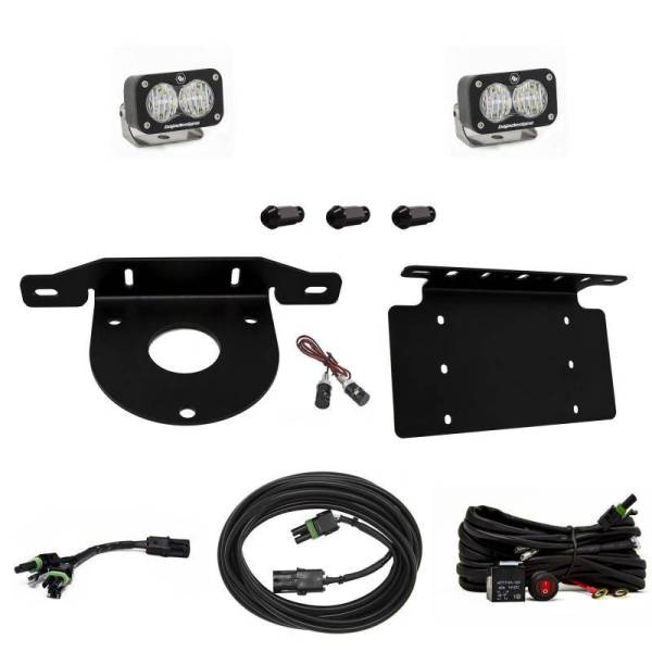 Baja Designs - Baja Designs 2021+ Ford Bronco Dual S2 Sport W/C Reverse Kit w/Lic Plate - 447764