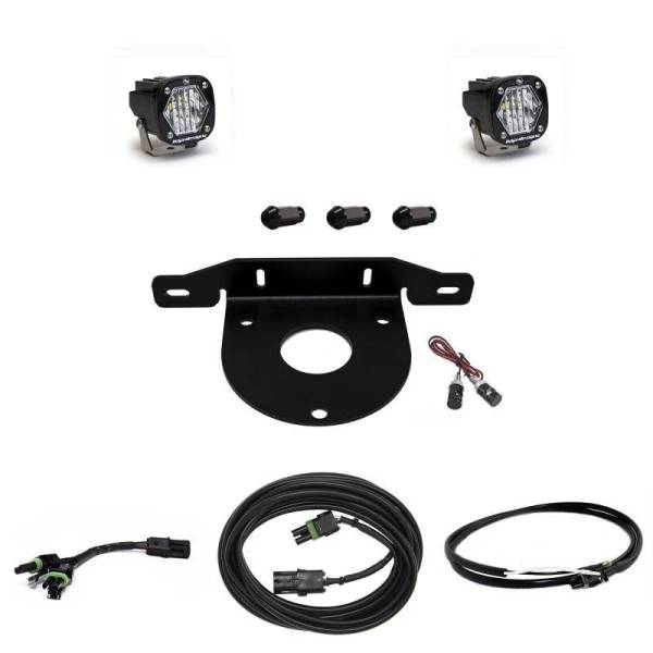 Baja Designs - Baja Designs 2021+ Ford Bronco Dual S1 W/C Reverse Kit w/Upfitter - 447766UP