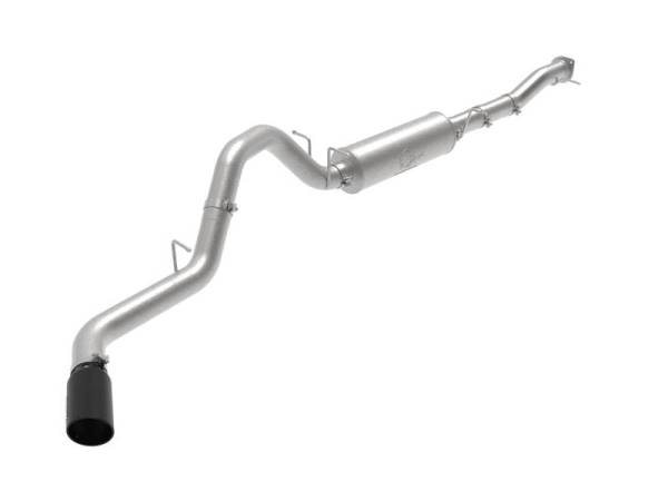 aFe - aFe Apollo GT Series 3in 409SS Cat-Back Exhaust w/ Black Tip 2020 GM 2500/3500HD V8 6.6L L8T - 49-44122-B