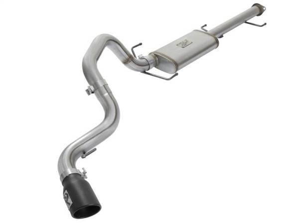 aFe - aFe MACH Force Xp 3in SS Cat-Back Single Side Exit Exhaust w/Black Tips 07-14 Toyota FJ Cruiser - 49-46003-1B