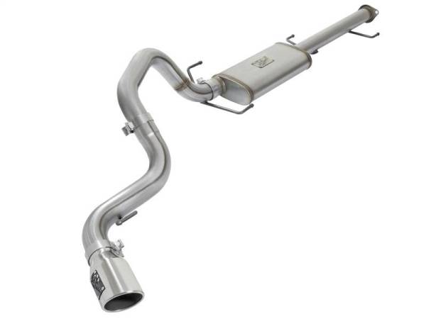 aFe - aFe MACH Force Xp 3in SS Cat-Back Single Side Exit Exhaust w/Polished Tips 07-14 Toyota FJ Cruiser - 49-46003-1P