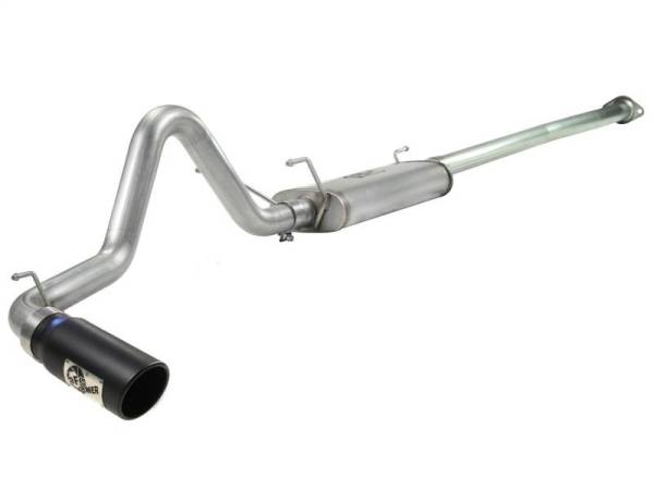 aFe - aFe MACH Force XP 2.5in Cat-Back Stainless Steel Exhaust System w/Black Tip Toyota Tacoma 13-14 4.0L - 49-46021-B