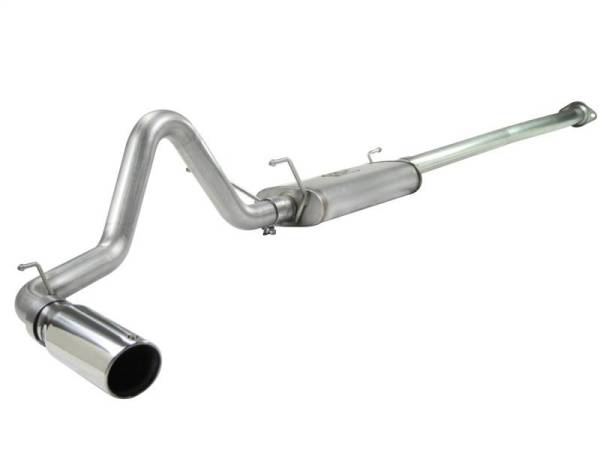 aFe - aFe MACH Force XP 2.5in Cat-Back SS Exhaust Syst w/Polished Tip Toyota Tacoma 13-14 4.0L - 49-46021-P