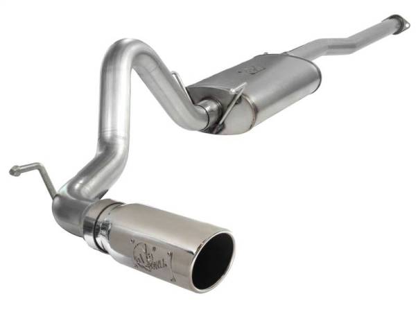 aFe - aFe MACH Force XP 3in Cat-Back Stainless Steel Exhaust w/Polished Tip Toyota Tacoma 13-14 4.0L - 49-46022-P