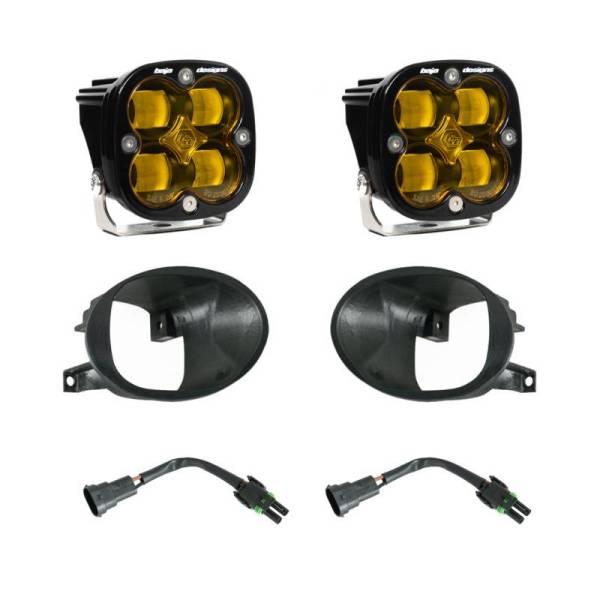 Baja Designs - Baja Designs 19-22 Mercedes Benz Sprinter Squadron SAE Fog Pocket Light Kit - Amber - 447873