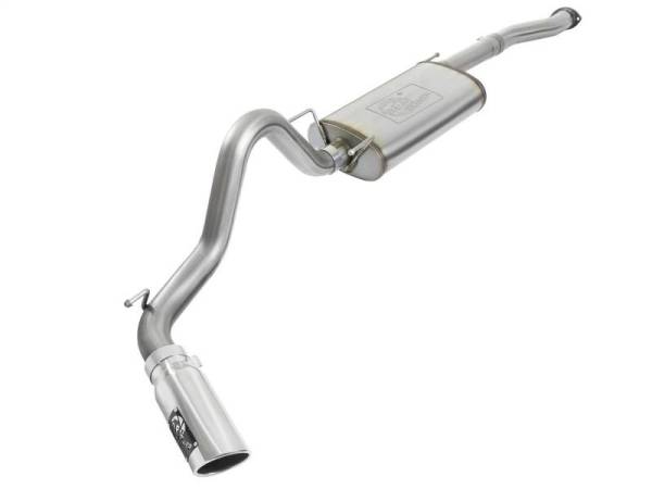 aFe - aFe MACHForce XP Cat-Back SS Exhaust w/ Polished Tips 16 Toyota Tacoma V6-3.5L - 49-46026-P