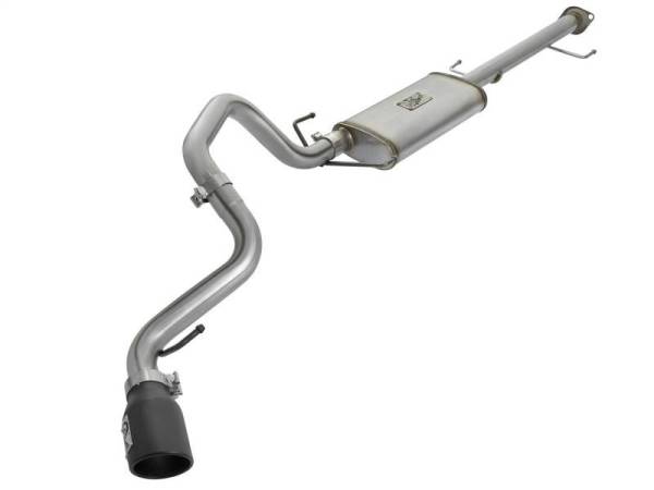 aFe - aFe MACH Force Xp 2.5in SS Cat-Back Single Side Exit Exhaust w/Black Tips 07-14 Toyota FJ Cruiser - 49-46027-B