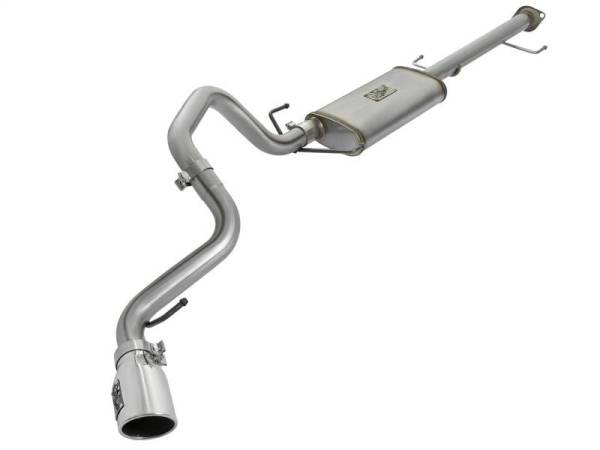 aFe - aFe MACH Force Xp 2.5in SS Cat-Back Single Side Exit Exhaust w/Polished Tips 07-14 Toyota FJ Cruiser - 49-46027-P