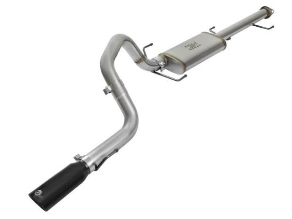 aFe - aFe MACH Force Xp 3in SS Cat-Back Single Rear Exit Exhaust w/Black Tips 07-14 Toyota FJ Cruiser - 49-46028-B