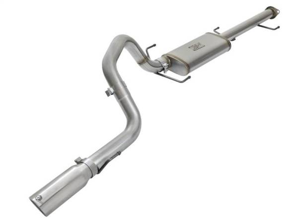 aFe - aFe MACH Force Xp 3in SS Cat-Back Single Rear Exit Exhaust w/Polished Tips 07-14 Toyota FJ Cruiser - 49-46028-P