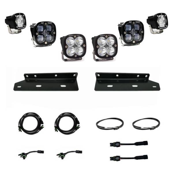 Baja Designs - Baja Designs 2021+ Ford Raptor Aftermarket Pro Fog Pocket SAE Kit - 448055