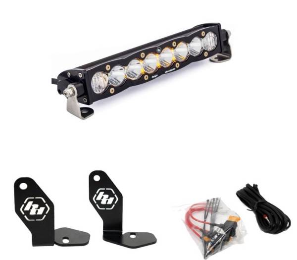 Baja Designs - Baja Designs 22-23 Polaris RZR Pro R S8 10in Hood Mount Kit - Clear - 448101