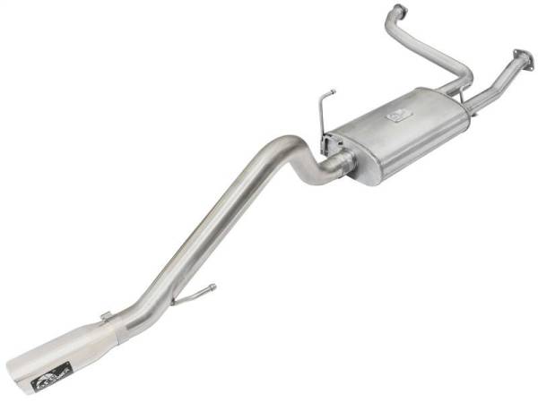 aFe - aFe MACHForce XP Exhaust Cat-Back 2.5/3in SS-409 w/ Polished Tip 05-15 Nissan Xterra V6 4.0L - 49-46110-P