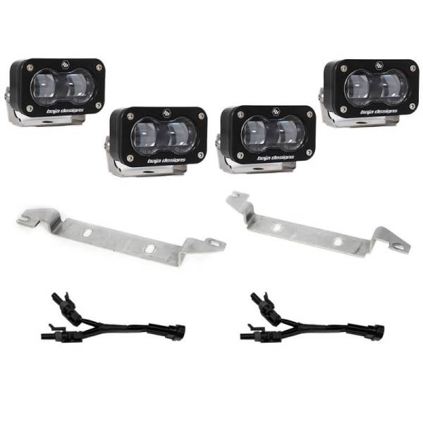 Baja Designs - Baja Designs 2022+ Toyota Tundra S2 SAE OEM Fog Light Replacement Kit - Clear - 448162