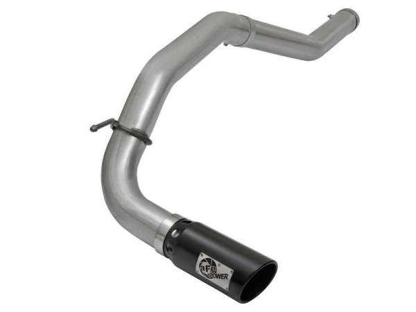 aFe - aFe LARGE Bore HD DPF-Back SS Exhaust w/ Black Tip 2016 Nissan Titan XD V8-5.0L (td) - 49-46113-B