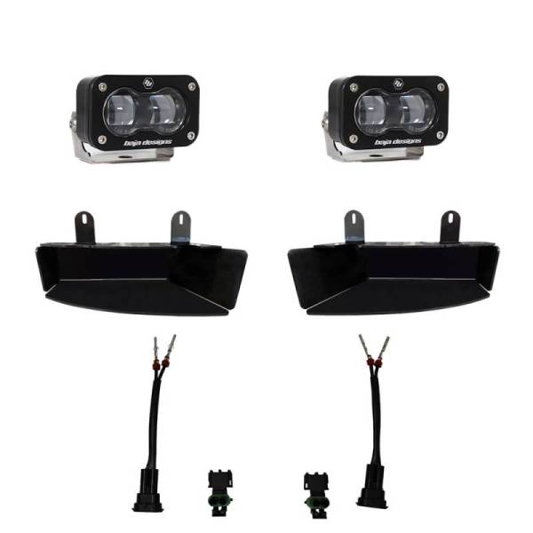 Baja Designs - Baja Designs 19-22 Dodge RAM 2500/3500 S2 SAE Fog Pocket Light Kit - Clear - 448165