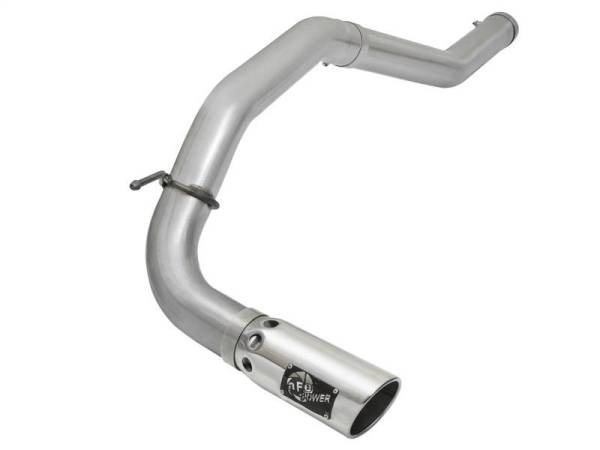 aFe - aFe LARGE Bore HD Exhausts 4in DPF-Back SS-409 2016 Nissan Titan XD V8-5.0L CC/SB (td) - 49-46113-P