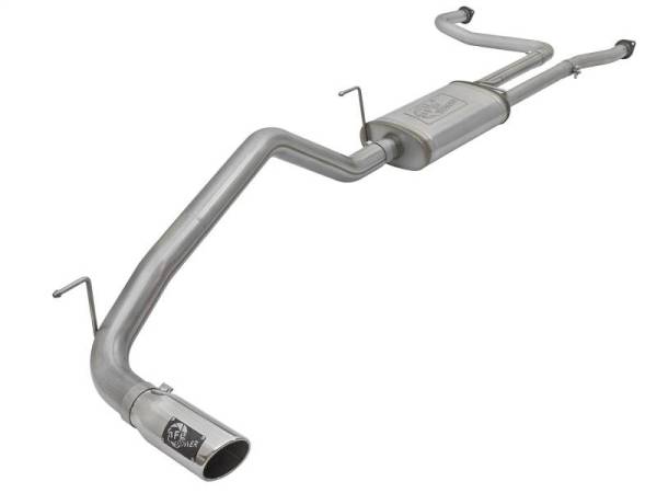 aFe - aFe MACH Force-Xp 2-1/2in Cat-Back Exhaust System w/ Polished Tip 16-17 Nissan Titan XD V8 5.6L - 49-46125-P