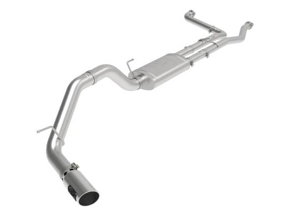 aFe - aFe MACHForce XP Exhausts Cat-Back SS-409 Nissan Titan XD 16-19 V8-5.6L - Polished Tip - 49-46135-P