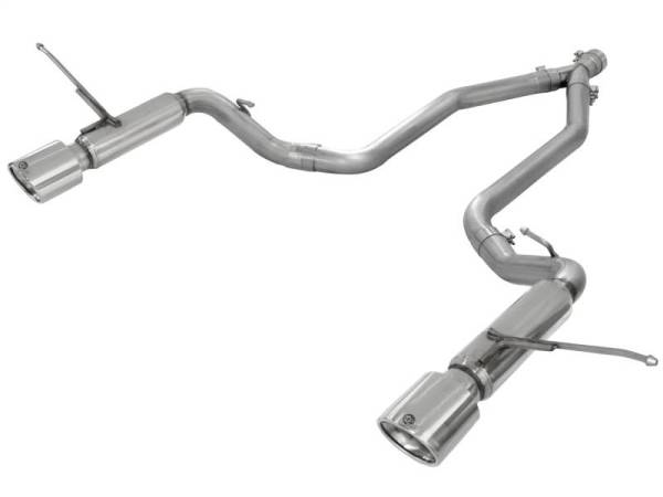 aFe - aFe MACHForce XP 14+ Jeep Grand Cherokee V6 3.0L (td) 2.5in DPF-Back 409SS Exhaust w/Resonators - 49-46234