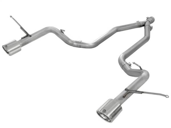 aFe - aFe MACHForce XP 14+ Jeep Grand Cherokee V6 3.0L (td) 2.5in DPF-Back 409SS Exhaust w/o Resonators - 49-46235