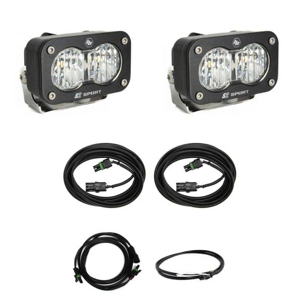 Baja Designs - Baja Designs 2023+ Ford F250/F350 Super Duty S2 Sport Dual Reverse Light Kit - 448209UP