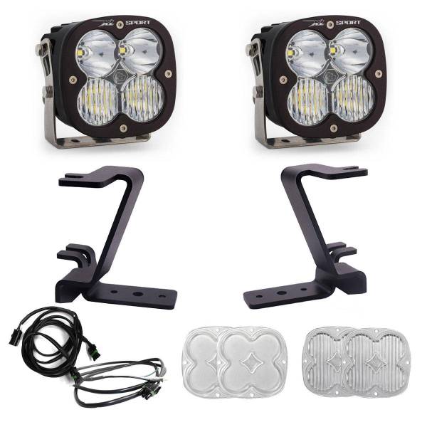 Baja Designs - Baja Designs 2023+ Ford F-250/350 Super Duty XL Sport A-Pillar Light Kit w/ Upfitter - 448210UP