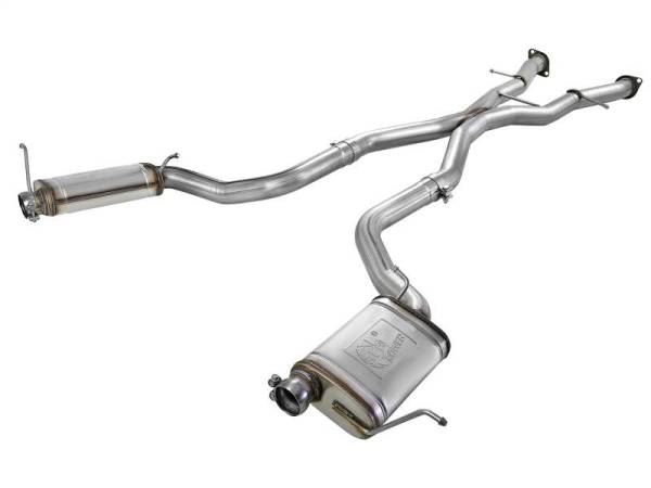 aFe - aFe MACHForce XP Cat-Back Exhaust Stainless No Tips 12-15 Jeep Grand Cherokee SRT/SRT-8 V8 Hemi 6.4L - 49-48053