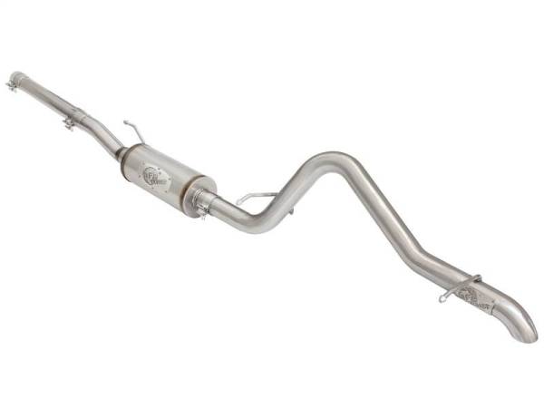 aFe - aFe MACHForce XP 2.5in SS-409 Cat-Back Exhaust 07-16 Jeep Wrangler (JK) V6-3.6L/3.8L (2-4 Door) - 49-48055