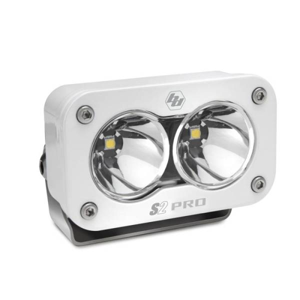 Baja Designs - Baja Designs S2 Pro Spot Pattern White LED Light - Clear - 480001WT