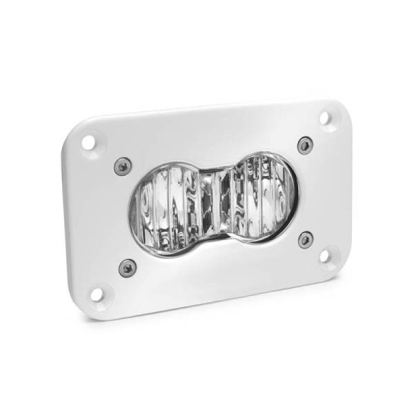 Baja Designs - Baja Designs S2 Pro Flush Mount Wide Cornering Pattern White LED Work Light - Clear - 481005WT