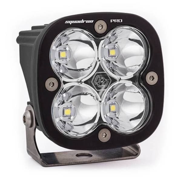 Baja Designs - Baja Designs Squadron Pro Spot Pattern Black LED Light Pod - Clear - 490001