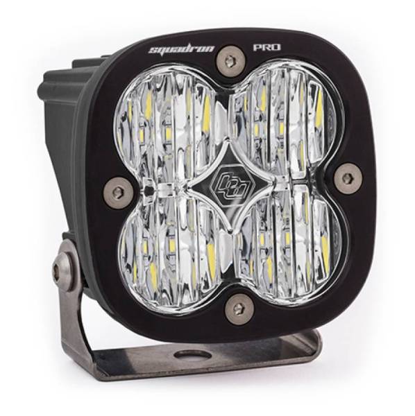 Baja Designs - Baja Designs Squadron Pro Black Wide Cornering Pattern LED Light Pod - Clear - 490005