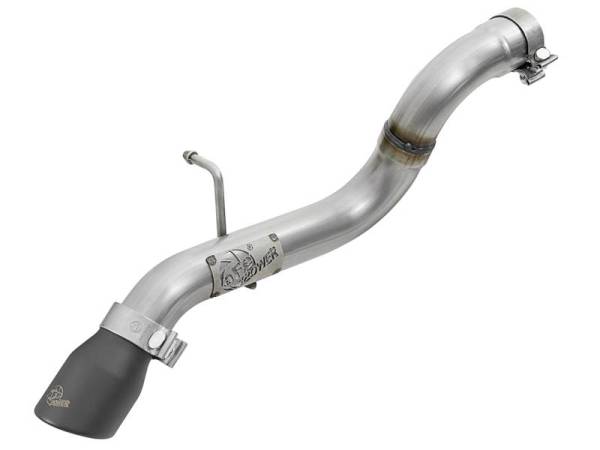 aFe - aFe MACH Force-Xp Axle-Back Exhaust System w/Black Tip 18-20 Jeep Wrangler L4-2.0T / V6-3.6L - 49-48070-1B