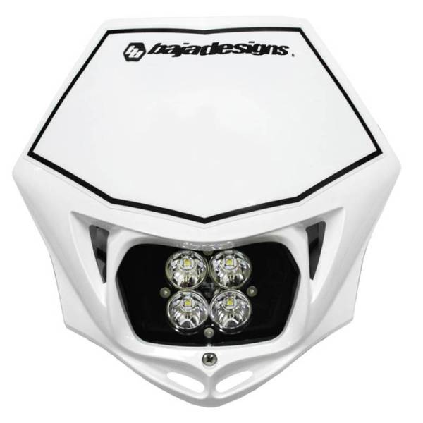 Baja Designs - Baja Designs Motorcycle Headlight LED Race Light White Squadron Pro - 497001WT