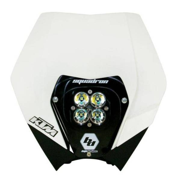 Baja Designs - Baja Designs 08-13 KTM Complete LED Kit w/ Head Shell White Squadron Pro - 497061