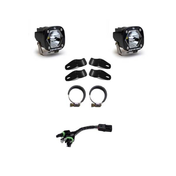 Baja Designs - Baja Designs S1 Universal Moto Kit Spot w/EFI Baja Desgins - 507086