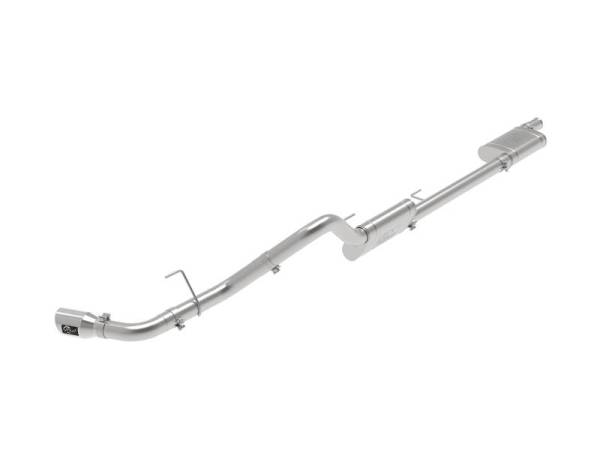 aFe - aFe Apollo GT Series 409 Stainless Steel Cat-Back Exhaust 2020 Jeep Gladiator 3.6L - Polished Tip - 49-48083-P