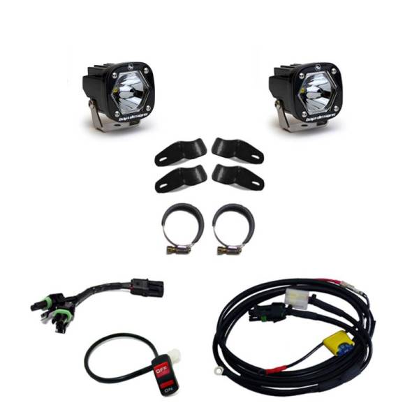 Baja Designs - Baja Designs S1 Universal Moto Kit Spot - 507096