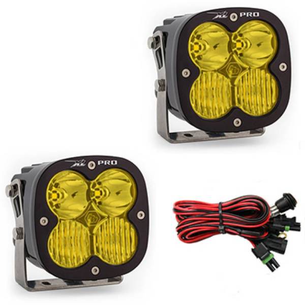 Baja Designs - Baja Designs XL Pro Series Driving Combo Pattern Pair LED Light Pods - Amber - 507813