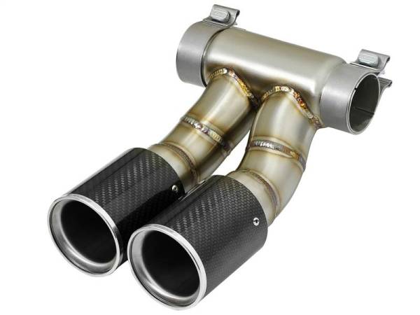 aFe - aFe Power 13-14 Porsche Cayman S / Boxster S Carbon Fiber Exhaust Tip Upgrade - 49C36413-C